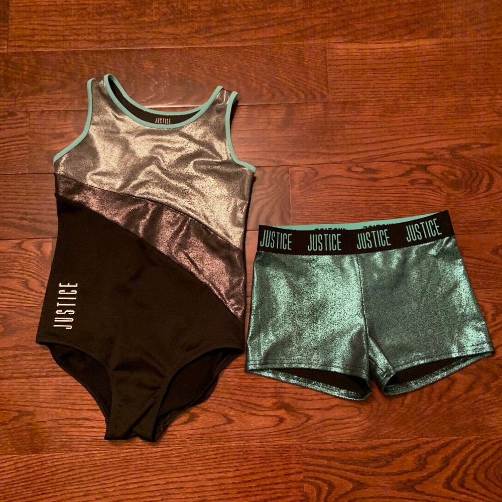 Justice Leotard & Shorts